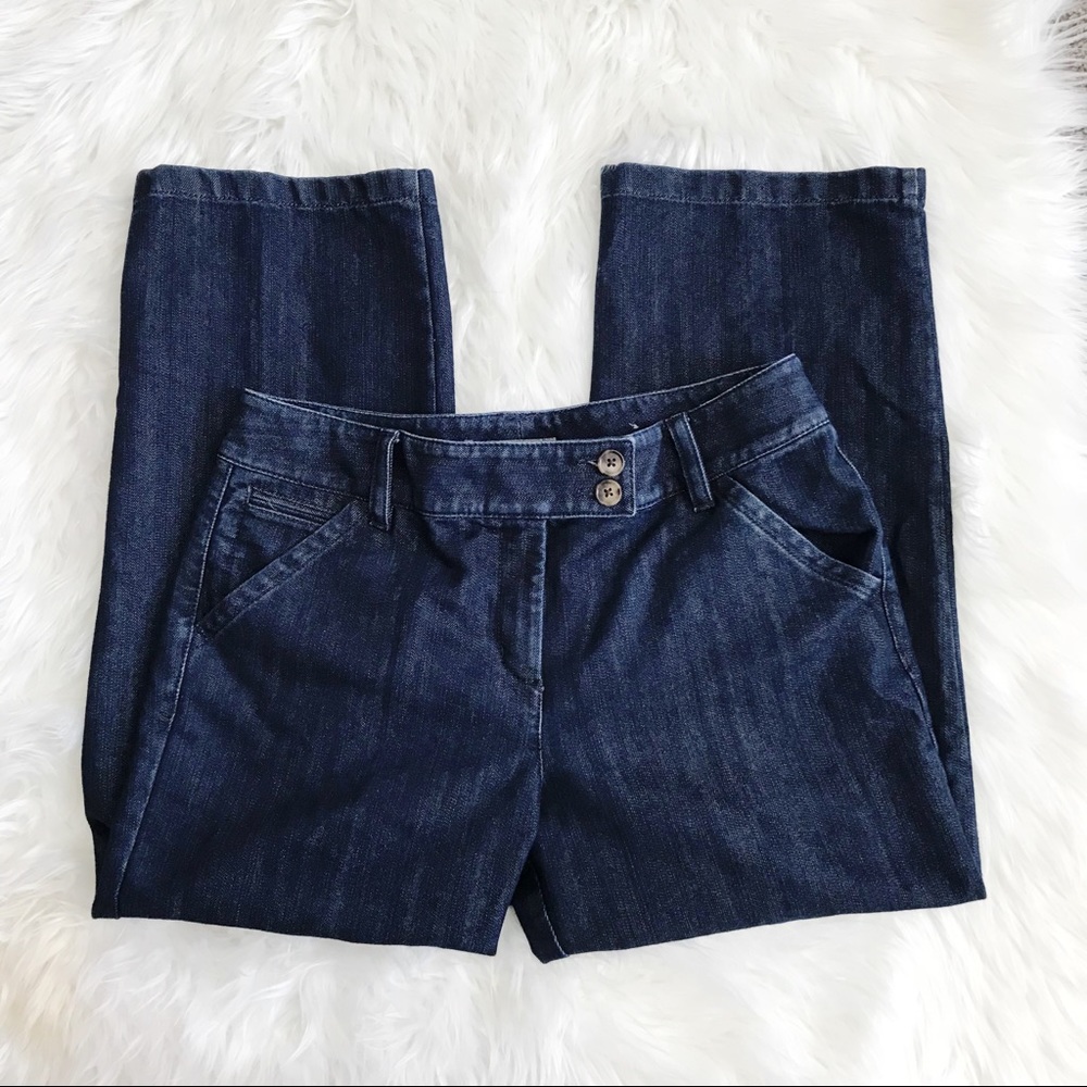 Ann Taylor Wide Leg Jeans Size 8